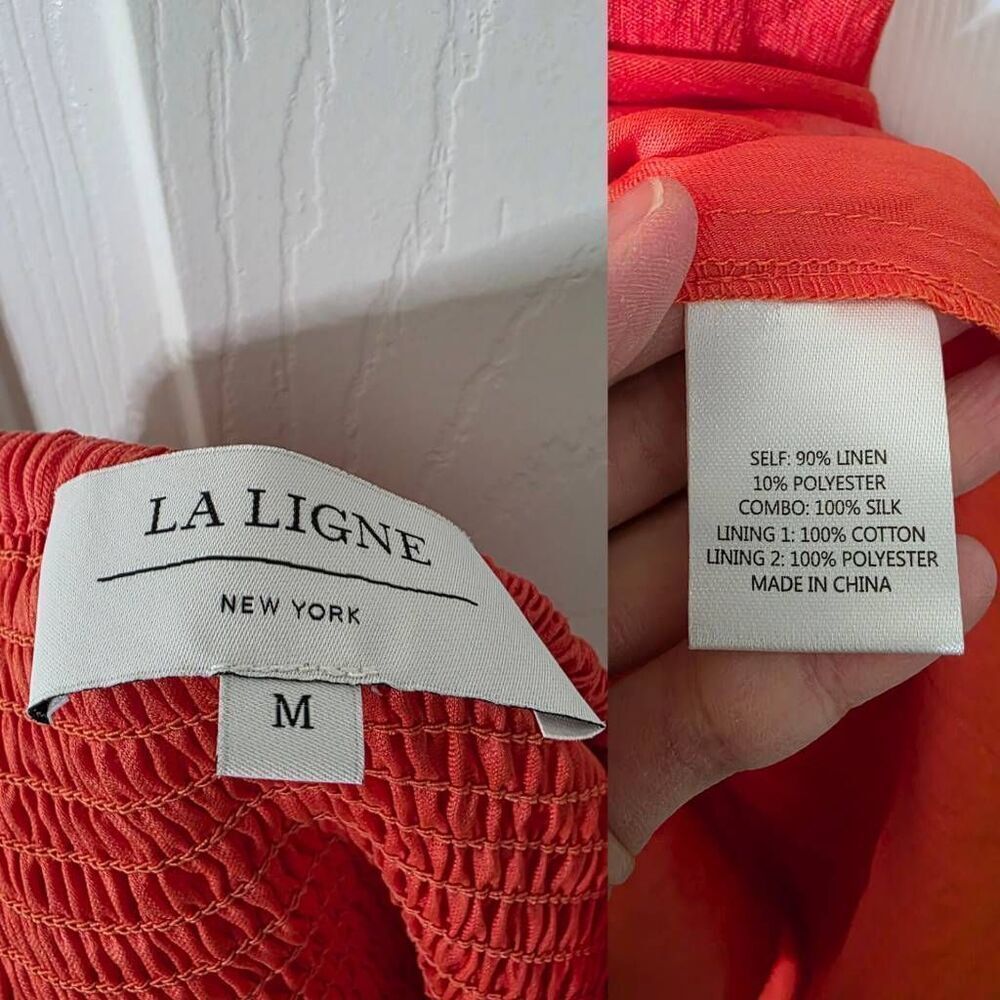 La Ligne Vibrant Orange Spaghetti-Strap Maxi Dress - Picture 12 of 12